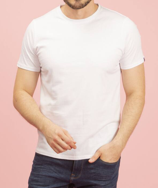T-shirt homme blanc made in France - Garçon Français